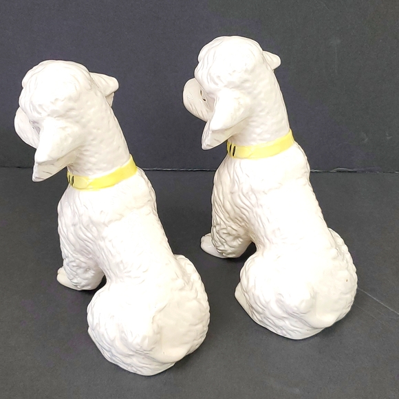 - 60's Vintage large ceramic poodles - Picture 4 of 8